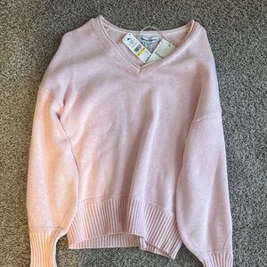 Tommy Bahama Blush V-Neck Sweater